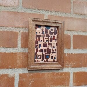 8 Bit Taos Pueblo Framed Mini Art Print By Neon Nicho Lo-fi Pixel Art